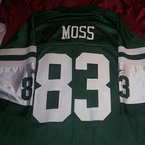 NFL MOSS JETS JERSEY